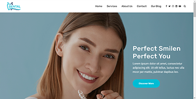 Wordpress Dental Clinic Demo Themes Website
