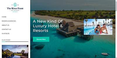 Wordpress Luxury Resort Demo Theme Website